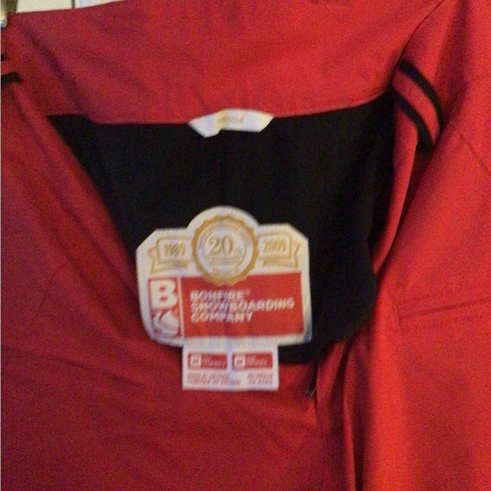 Red Snowboarding Bonfire Pants,